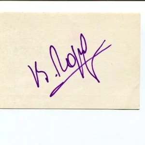 Vyacheslav Gordeyev Moscow Ballet Dance Signed Autograph