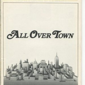 Cleavon Little Murray Schisgal Barnard Hugh All Over Town Opening Night Playbill
