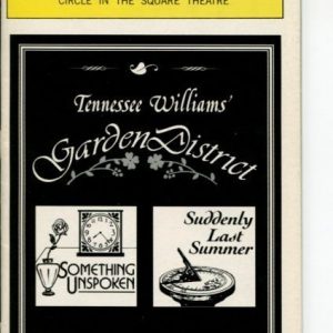 Lizabeth Ashley Tennessee Williams Garden District 1995 Opening Night Playbill
