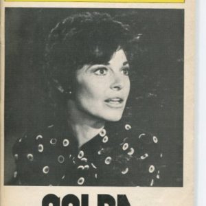 Anne Bancroft Vivian Nathan William Gibson Golda 1977 Opening Night Playbill