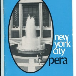 Spiro Malas Jerold Siena Siane Curry Opera Der Fliegende Hollander 1976 Playbill