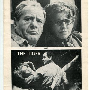 Eli Wallach Anne Jackson Murray Schisgal The Typists And The Tiger Playbill