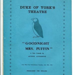 Cicely Hullett Pamela Barrie Arthur Lovegrove Goodnight Mrs. Puffin Playbill