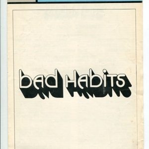 F. Murray Abraham Doris Roberts Terrence McNally Bad Habits Playbill