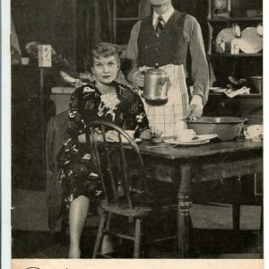 Mervin Williams William Ingle Come Back Little Seba Opening Night 1952 Playbill