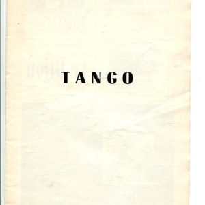 Leon Benedict David Margulies Lucille Patton Slawomir Mrozek Tango Playbill