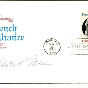 Walter Mears Pulitzer Prize Winner Journalist Author Signed Autograph FDC