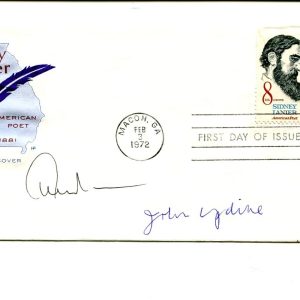 Edward Albee John Updike Pulitzer Author Playwright Signed Autograph FDC