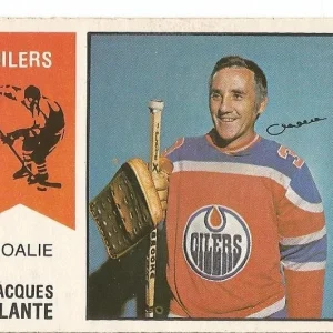 JACQUES PLANTE OILERS 1974-75 O PEE CHEE OPC CARD #64 VINTAGE