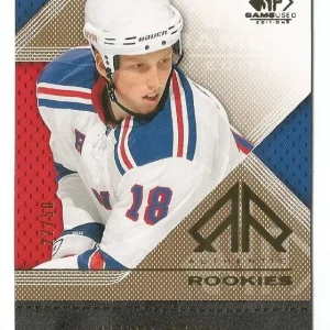 MARC STAAL NY RANGERS 2007-08 SP GAME USED EDITION RC CARD GOLD EDITION 22/50