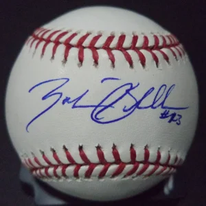 ZACH BRADDOCK MILWAUKEE BREWERS SIGNED AUTOGRAPHED ROMLB BASEBALL W/COA