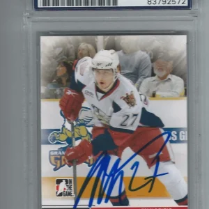 TOMAS TATAR SIGNED 2009/10 HEROES AND PROSPECTS CARD #161 PSA/DNA GOLDEN KNIGHTS