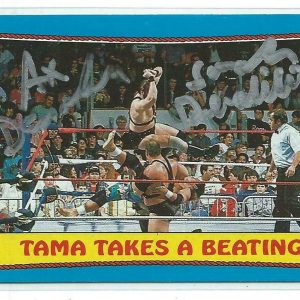 Demolition Ax And Smash Signed 1987 Topps Ringside Action Card #41