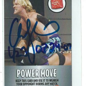 Chris Jericho Signed WWE Raw Chaos Game Card WWF