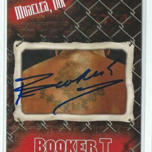 Booker T Signed 2008 Tristar TNA Impact Card #MI-6 WWE