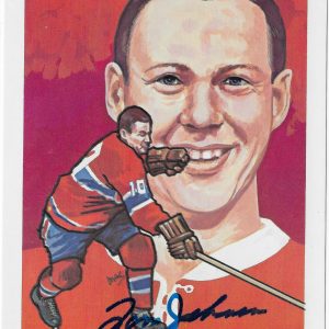 Tom Johnson Signed 1983 Hockey Hall Of Fame Cartophilium Postcard