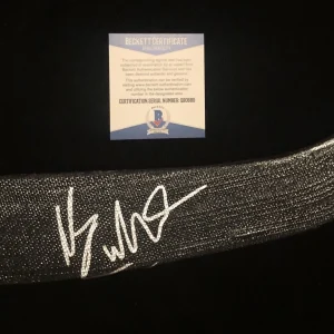 Nils Lundkvist Signed New York Rangers Stick Beckett COA Q90689 Sweden