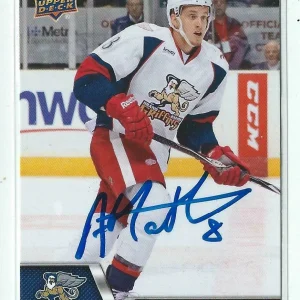 Anthony Mantha Signed 2014/15 Upper Deck AHL Card #141 Detriot Red Wings