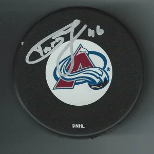Yuri Babenko Signed Colorado Avalanche Puck
