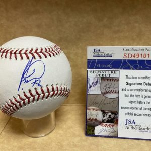 ADONIS MEDINA PHILADELPHIA PHILLIES SIGNATURE DEBUT SIGNED M.L. BASEBALL SD49101