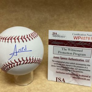 AMED ROSARIO NEW YORK METS SIGNED AUTOGRAPHED M.L. BASEBALL JSA WP407919