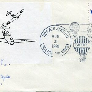 John Mansfield 5th Baron Sandhurst RAF WWII War Bomber Command Signed Autograph