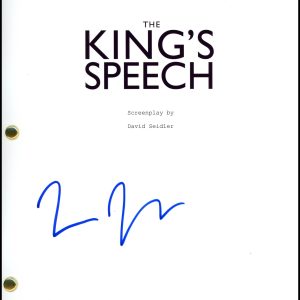 Tom Hooper "The King's Speech" Director AUTOGRAPH Signed Script Screenplay ACOA