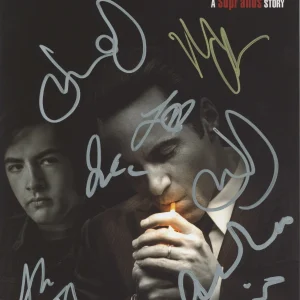 "The Many Saints of Newark" Cast SIGNED 8x12 Photo - Michael Gandolfini +6 ACOA