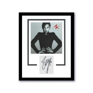 Alicia Keys "Girl on Fire" AUTOGRAPH Signed Photo Framed 11x14 Display B ACOA