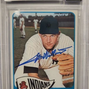 1965 TOPPS STAN WILLIAMS #404 AUTHENTIC AUTO CERTIFIED BECKETT 10 CARD