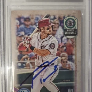 2018 TOPPS GYPSY QUEEN TREA TURNER #103 AUTHENTIC AUTO CERTIFIED BECKETT