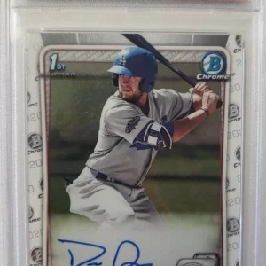 2020 BOWMAN CHROME DREW AVANS PROSPECT AUTOGRAPHS MINT PSA 9 CARD