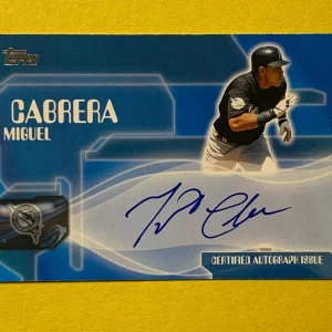 2005 TOPPS SERIES 1 MIGUEL CABRERA AUTOGRAPH #TA-MC MARLINS