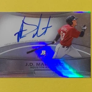 2010 BOWMAN PLATINUM J.D. MARTINEZ REFRACTOR AUTO #BPA-JDM
