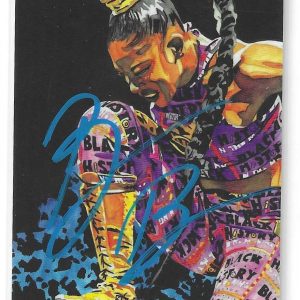 Bianca Belair Signed 2020 Topps WWE Undisputed Rob Schamberger Art Card RS-4