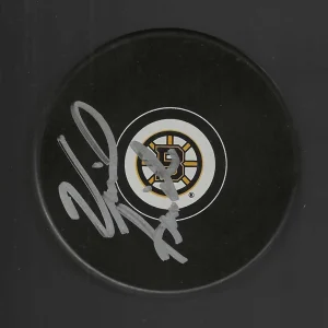 Vincent Riendeau Signed Boston Bruins Puck