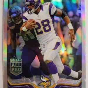 2013 TOPPS CHROME ADRIAN PETERSON #100 REFRACTOR FOOTBALL CARD RARE