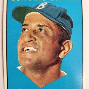 1961 TOPPS DON NEWCOMBE #483 BROOKLYN DODGERS BASEBALL CARD