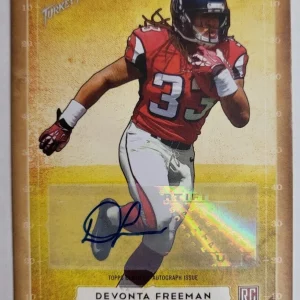 2014 TOPPS TURKEY RED DEVONTA FREEMAN ROOKIE AUTO #11 FOOTBALL CARD