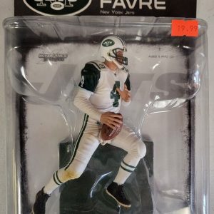 2008 MCFARLANE NFL NEW YORK JETS BRETT FAVRE FIGURE SEALED IN BOX NEW