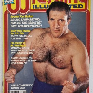 PRO WRESTLING ILLUSTRATED MAGAZINE BRUNO SAMMARTINO COVER SEPTEMBER 1983 RARE