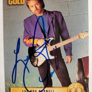 1992 COUNTRY GOLD CMA SIGNED AUTOGRAPHED LEE ROY PARNELL TRADING CARD W/COA RARE