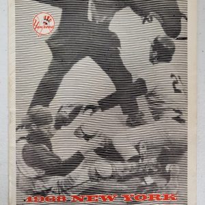 VINTAGE 1968 YANKEES PROGRAM AND SCORECARD UNMARKED RARE