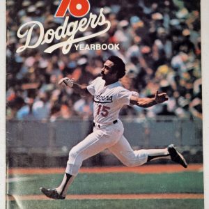 VINTAGE 1976 DODGERS BASEBALL YEARBOOK