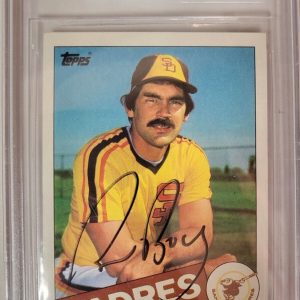 1985 TOPPS BRUCE BOCHY PADRES #324 AUTO SIGNED CARD BECKETT AUTHENTIC