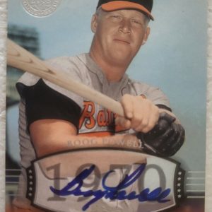 2004 UPPER DECK LEGENDS JOHN BOOG POWELL ORIOLES AUTO AUTOGRAPHED CARD #61