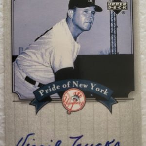 2003 UPPER DECK YANKEES SIGNATURE SERIES PRIDE OF NEW YORK VIRGIL TRUCKS CARD