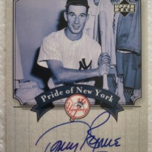 2003 UPPER DECK YANKEES SIGNATURE SERIES PRIDE OF NEW YORK TOMMY BYRNE CARD