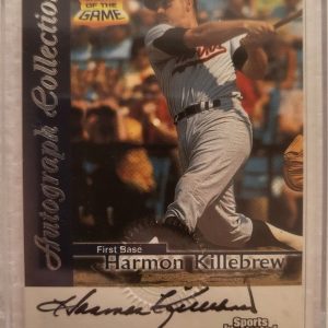 1999 FLEER SI GREATS OF THE GAME HARMON KILLEBREW TWINS SIGNED AUTO CARD **