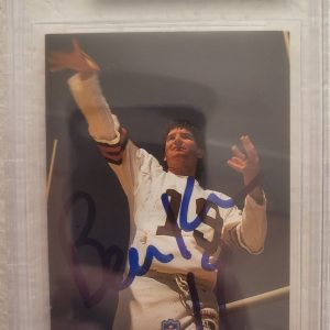 1991 PRO LINE BERNIE KOSAR CLEVELAND BROWNS AUTO SIGNED CARD #121 BECKETT